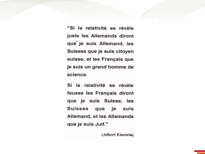 Citation d'Albert Einstein