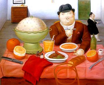 Le souper de Fernando Botero