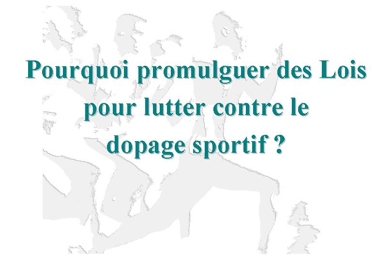 Dopage Et Sport Laurent Grelot Canal U Dopage Et Sport Laurent Grelot Canal U