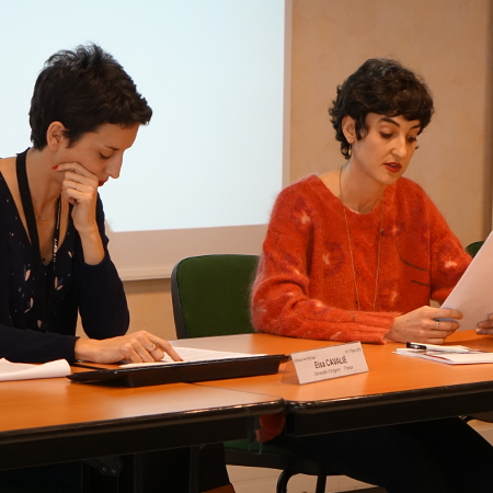 Adèle Cassigneul et Elsa Cavalié