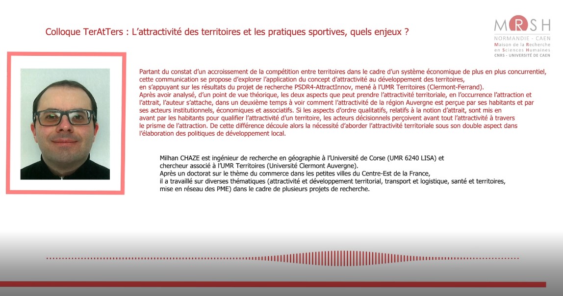 Intervention de Milan Chaze