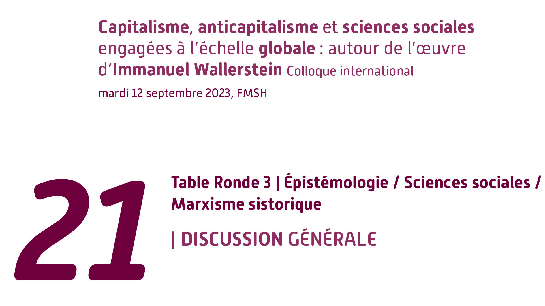 T3 discussion générale