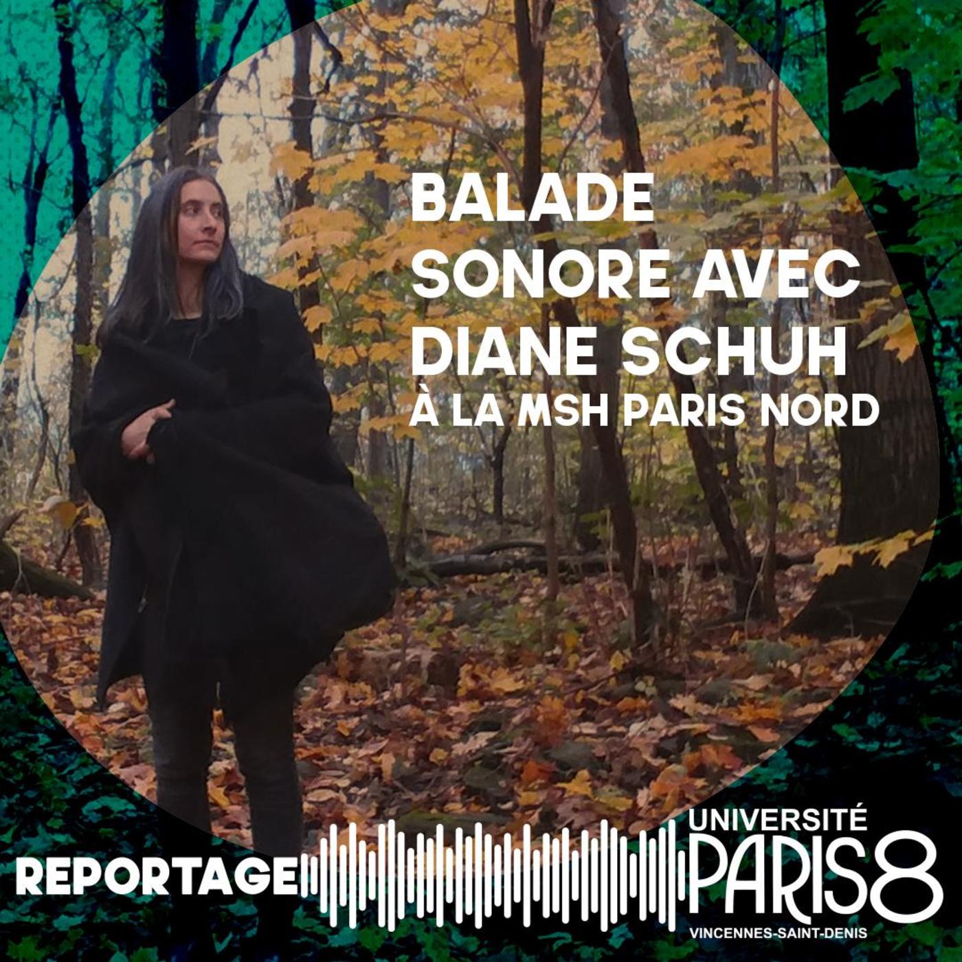 Logo - Balade sonore au jardin de la MSH Paris Nord avec Diane Schuh
