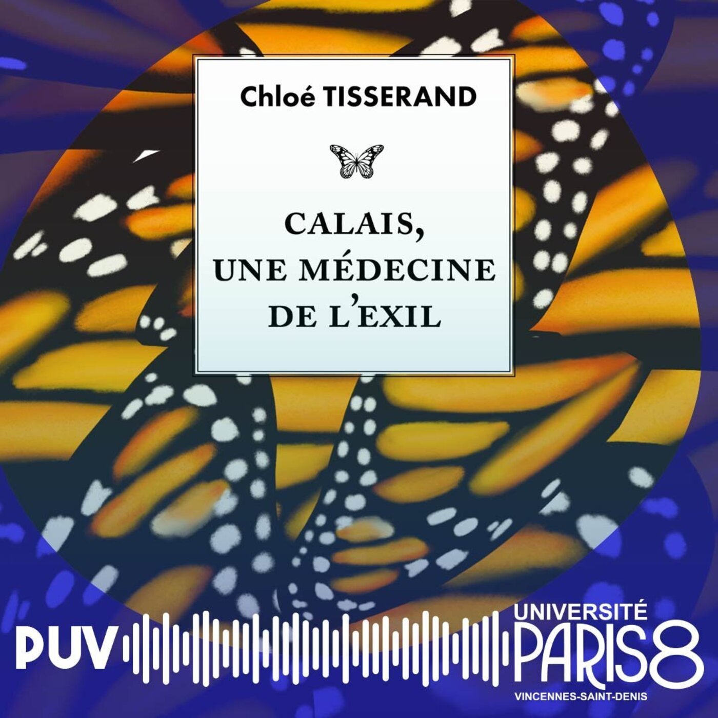 logo podcast - Calais, une médecine de l'exil, de Chloé Tisserand