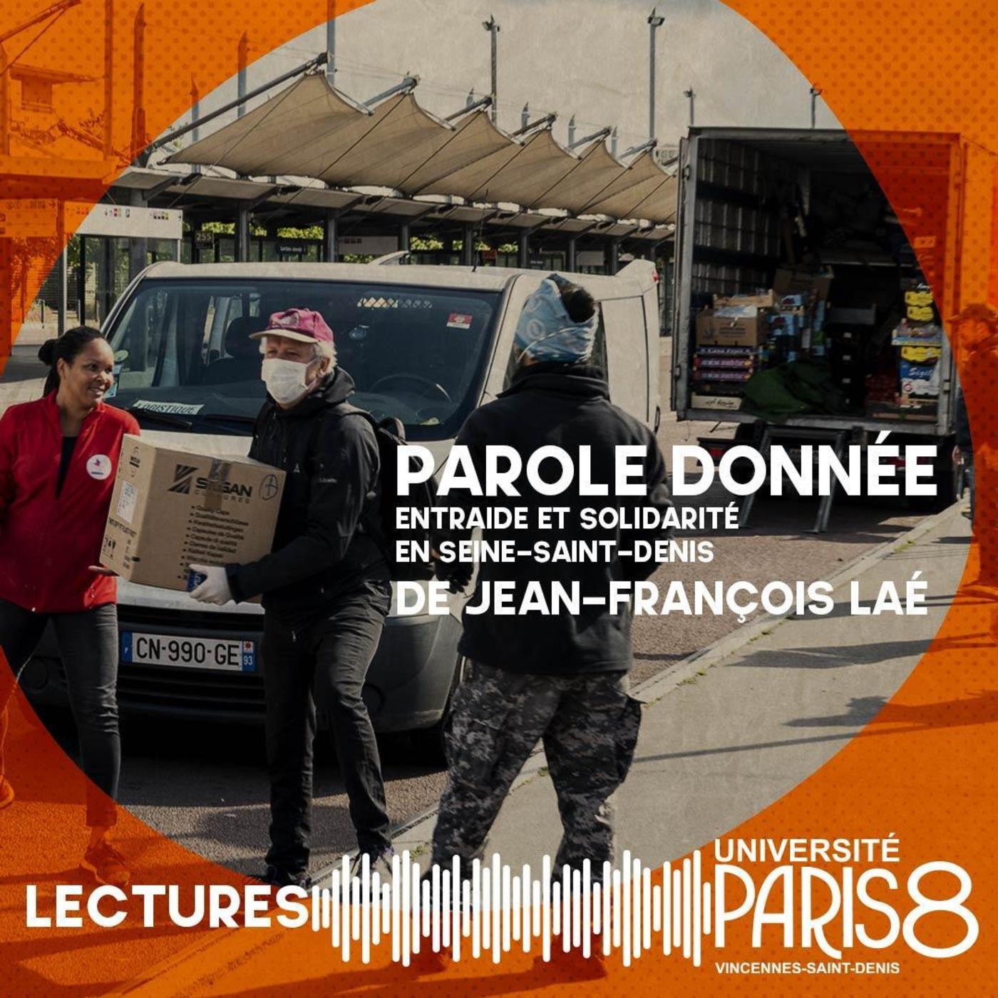 logo podcast -  Lecture de "Parole donnée, entraide et solidarité en Seine-Saint-Denis" de Jean-François Laé La précarité étudiante en temps de confinement