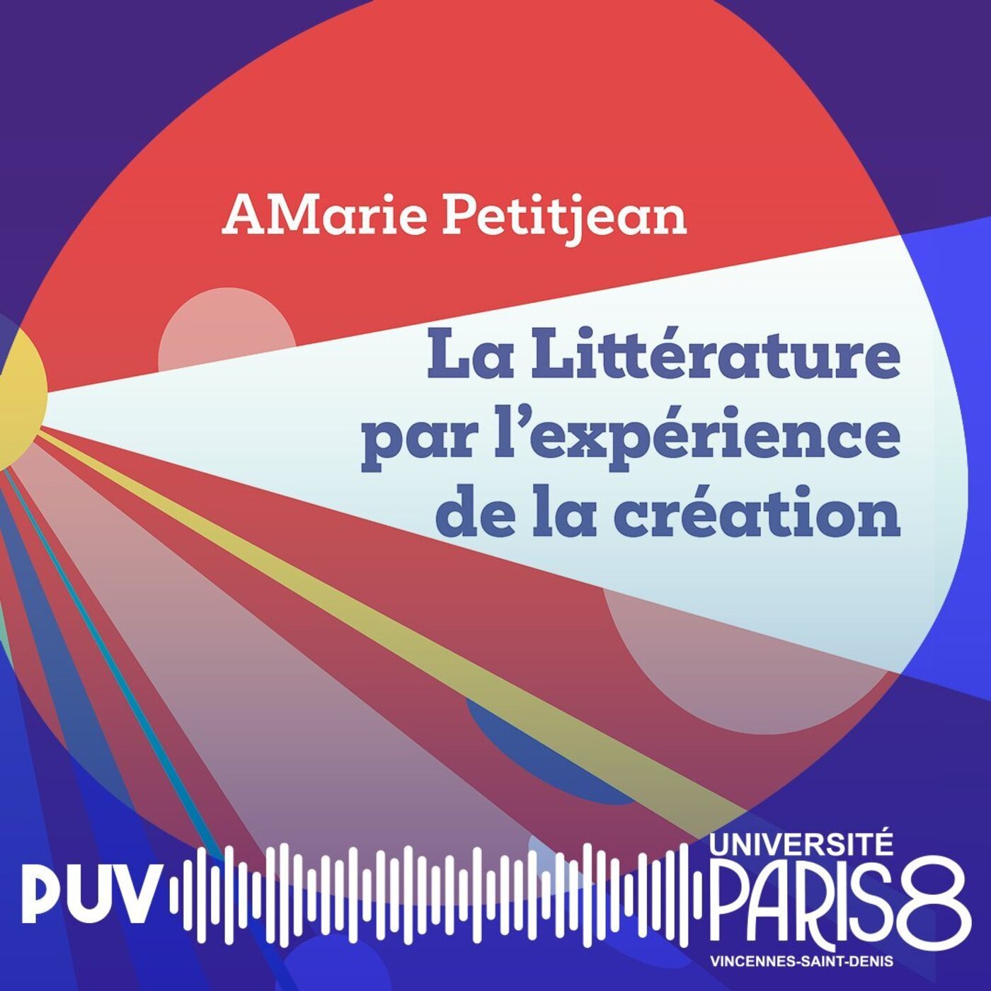 logo podcast - La littérature par l'expérience de la création d'AMarie Petitjean