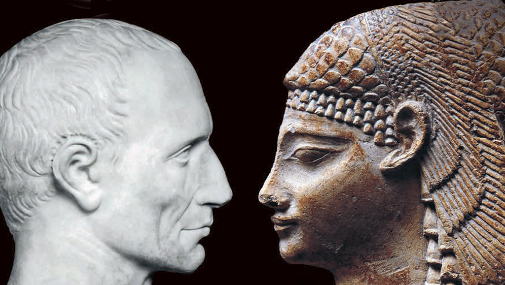 César et Cléopâtre (sculptures)
