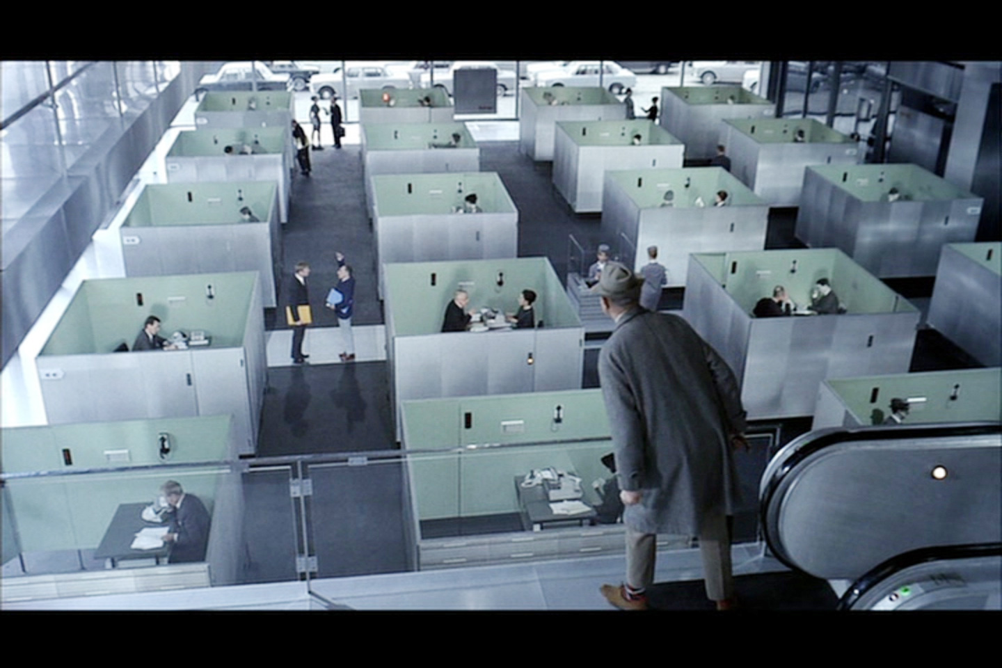 Vue d'ensemble sur des bureaux