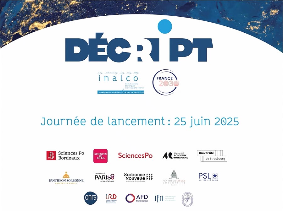 Support visuel: journée de lancement DECRIPT