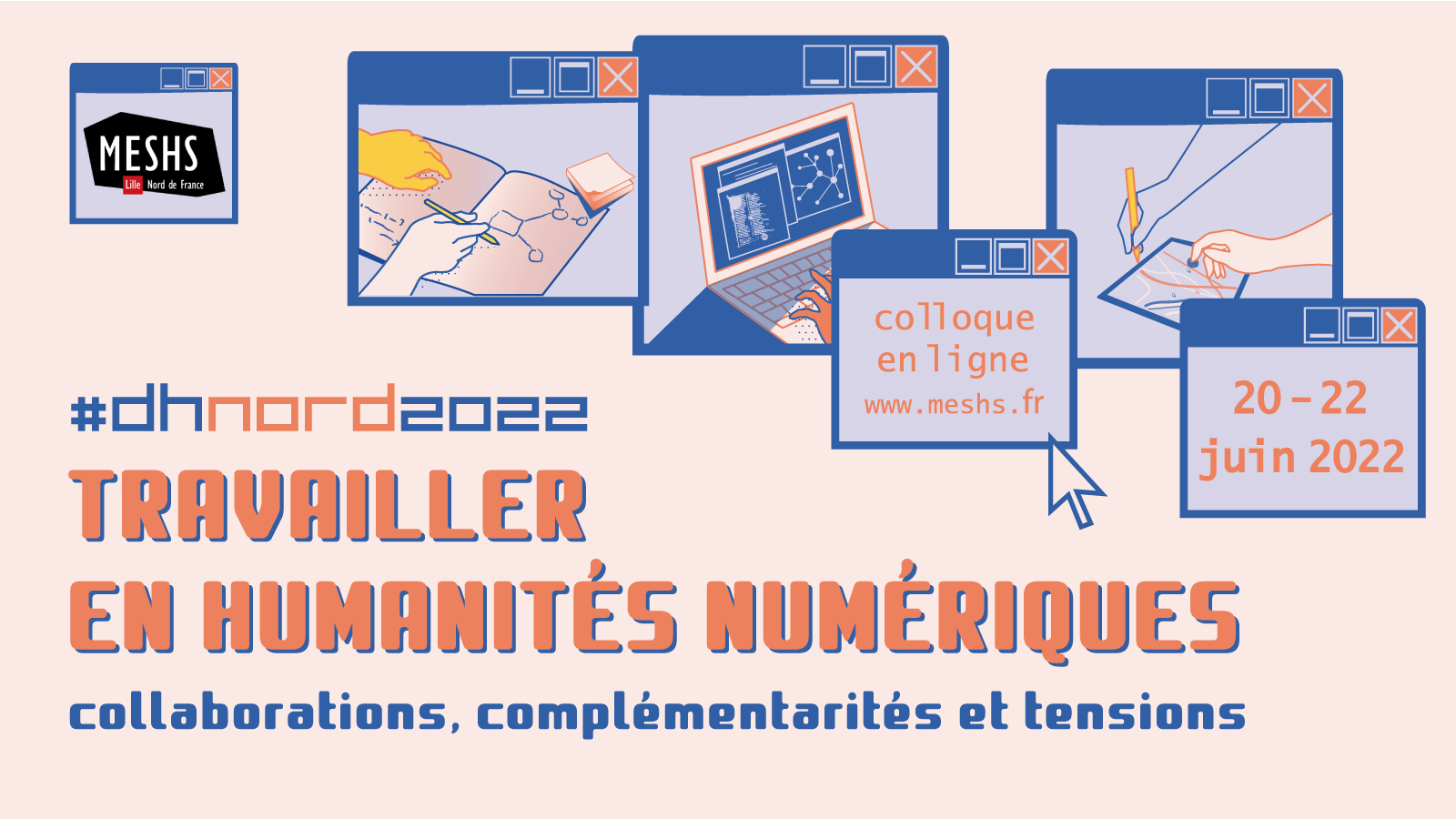 Visuel du colloque DHNord 2022