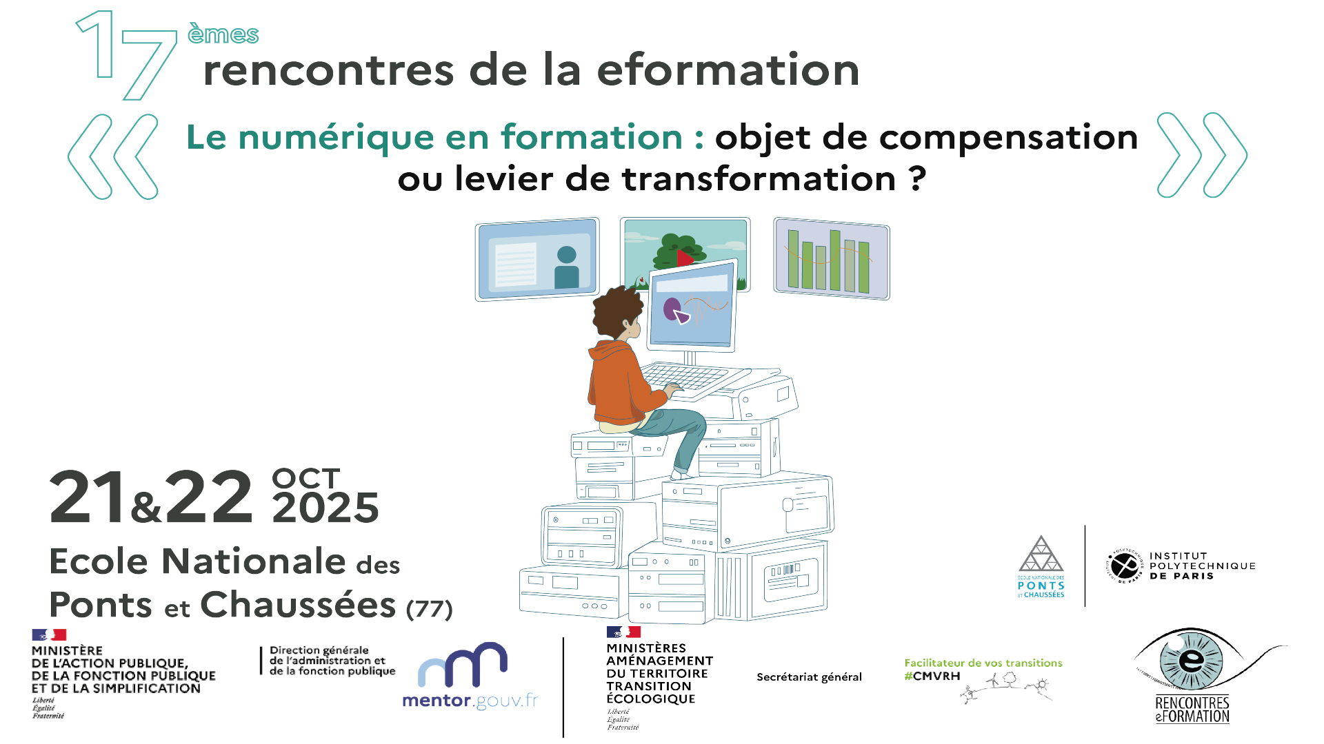 Affiche Rencontres de la Eformation 2025