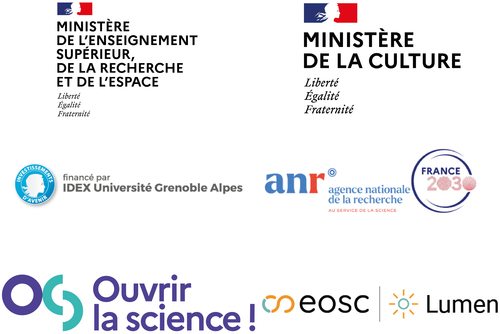 logos des partenaires qui soutiennent les projets de Mathdoc