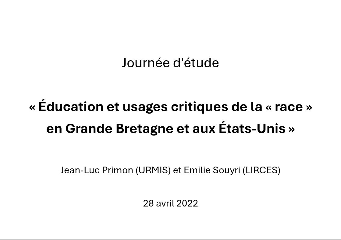 Titre de la journée