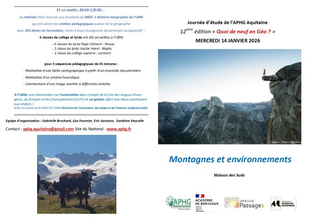 Montagnes et environnements