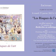 Vignette Ent'revues Les risques de l'art