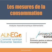 Les mesures de la consommation