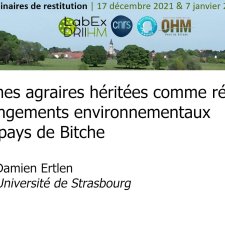 Les formes agraires héritées comme révélateur des changements environnementaux dans le pays de Bitche (17/12/2021)