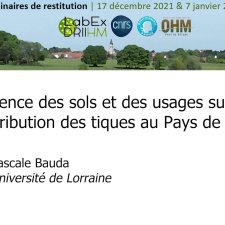 L’influence des sols et des usages sur la distribution des tiques au Pays de Bitche