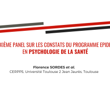 Les constats du programme EPIDEMIC en psychologie de la santé