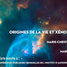 Affiche de la conférence de Marie-Christine Maurel.