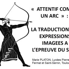 "Attentif comme un arc" : la traduction des expressions imagées