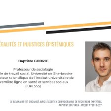 Inégalités et injustices épistémiques