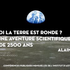 Affiche de la conférence d'Alain Riazuelo.