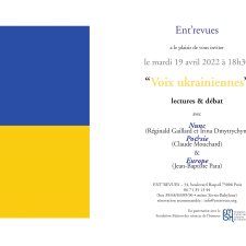 Présentation soirée voix ukrainiennes