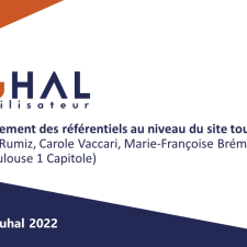 Chantier alignement des référentiels au niveau du site toulousain. Présentation, intérêts des référentiels et retours d'expérience