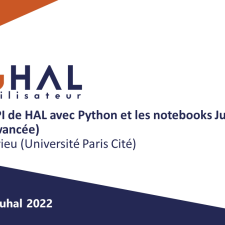 Exploiter l'API de HAL avec Python et les notebooks Jupyter (utilisation avancée)