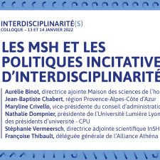 Les MSH et les politiques incitatives d’interdisciplinarité