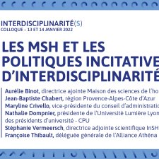 Les MSH et les politiques incitatives d’interdisciplinarité