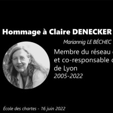 Hommage à Claire Denecker par Mariannig Le Béchec
