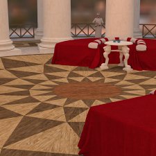 Vue en réalité virtuelle de la Cenatio Rotunda