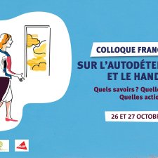 Affiche colloque autodétermination et handicap