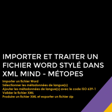 Procédure pour importer un document stylé dans XmlMind