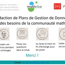 Webinaire sur la rédaction des PGD