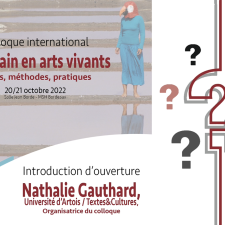Colloque "Arts terrains" - Nathalie Gauthard