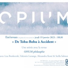 Invitation soirée OPIUM