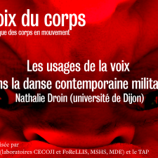 Les usages de la voix dans la danse contemporaine militante