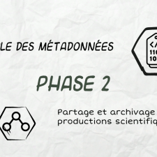 Vignette Phase 2 partage et archivage des productions scientifiques d'un projet