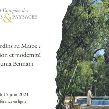 Conférence L’art des jardins au Maroc : entre tradition et modernité 