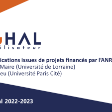 Suivi des publications issus de projets ANR