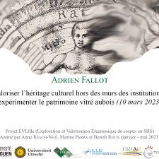 « Valoriser l’héritage culturel hors des murs des institutions : expérimenter le patrimoine vitré aubois » (mars 2023)