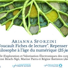 « Le projet Foucault Fiches de lecture. Repenser les archives d’un philosophe à l’âge du numérique » (avril 2021), Arianna SFORZINI