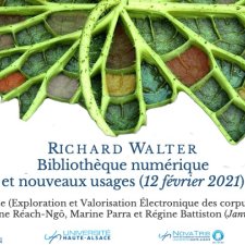 Richard Walter, « Bibliothèque numérique et nouveaux usages » (février 2021)