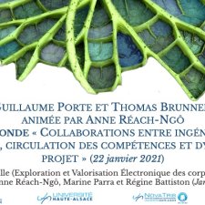 Table ronde « Collaborations entre ingénieurs et chercheurs, circulation des compétences et dynamique de projet » (janvier 2021)