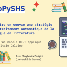 Diapositive de présentation "Mettre en œuvre une stratégie traitement automatique du langage en littérature".