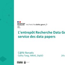 Créer et gérer un data paper