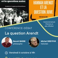 Arendt : la question juive, la question noire